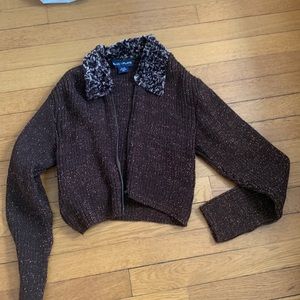 Brown sweater